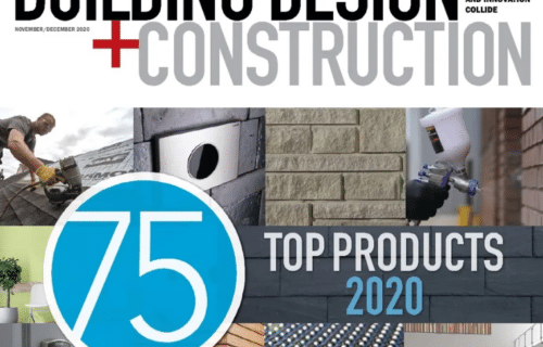 Building Design+Construction names Insulgard's TTH350 door system as one of 2020's top 75 products.